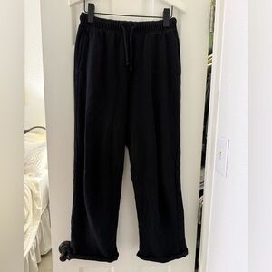 Target Women's Black Wide Leg Sweatpants